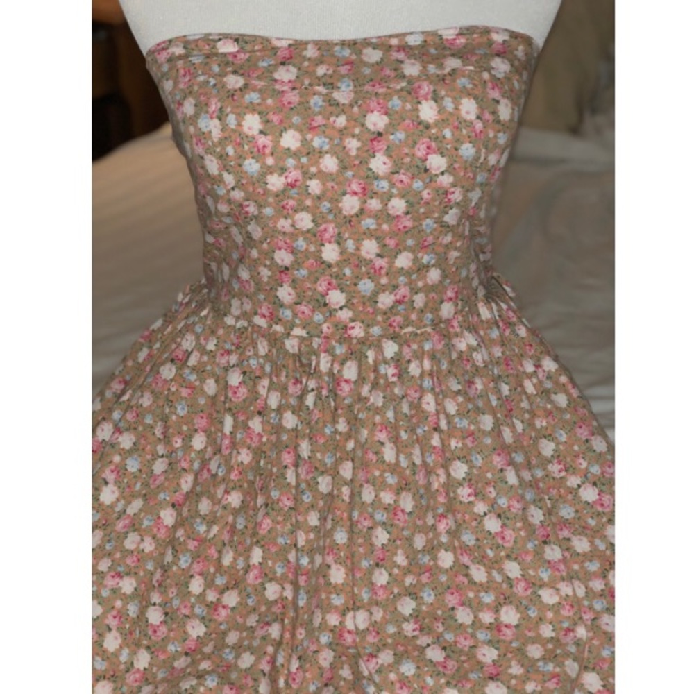 Papaya floral sundress, Sz. M